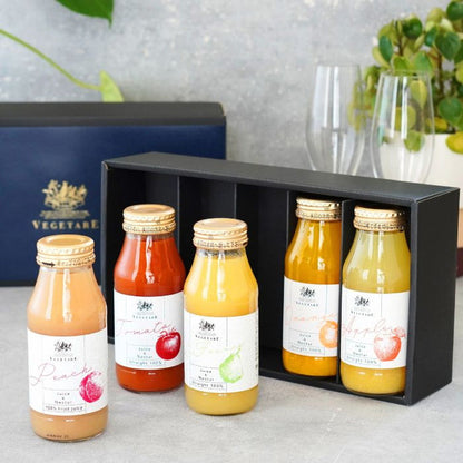 ベジターレ　国産ストレート100%ジュース＆ネクター5種飲み比べ(各種フルーツ＆トマト)　eギフト