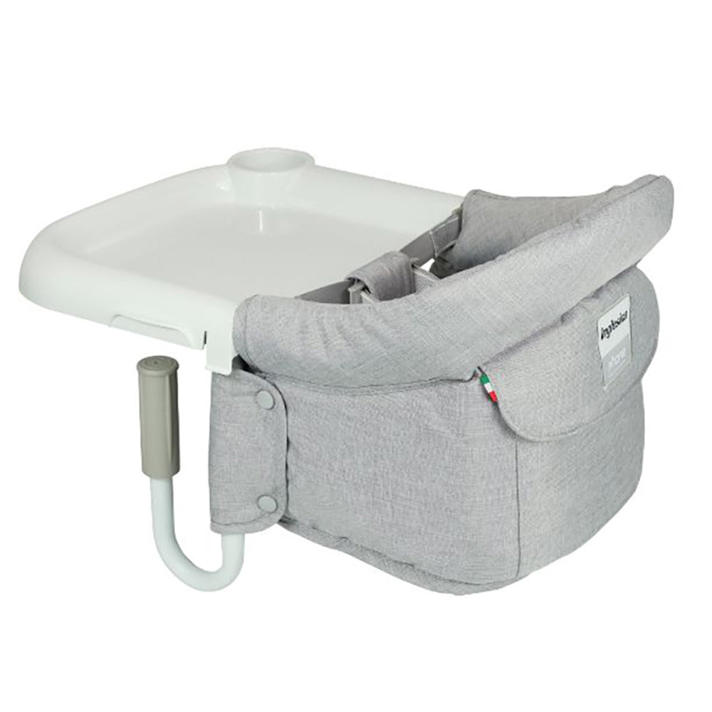 Inglesina(イングリッシーナ)ファスト　ベビーテーブルチェア(トレー付)シングルグレー　eギフト
