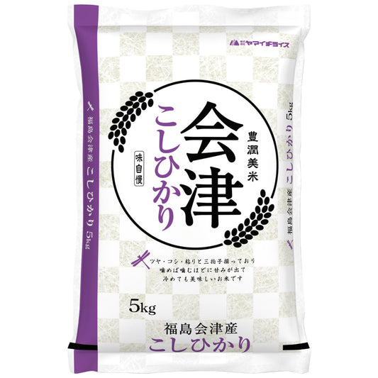 福島県会津産コシヒカリ 5kg　eギフト