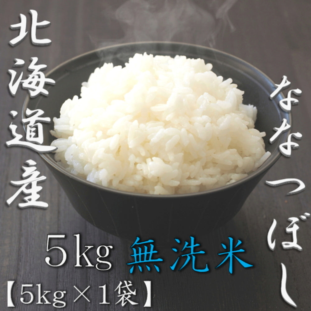 無洗米 北海道産ななつぼし 5kg　eギフト