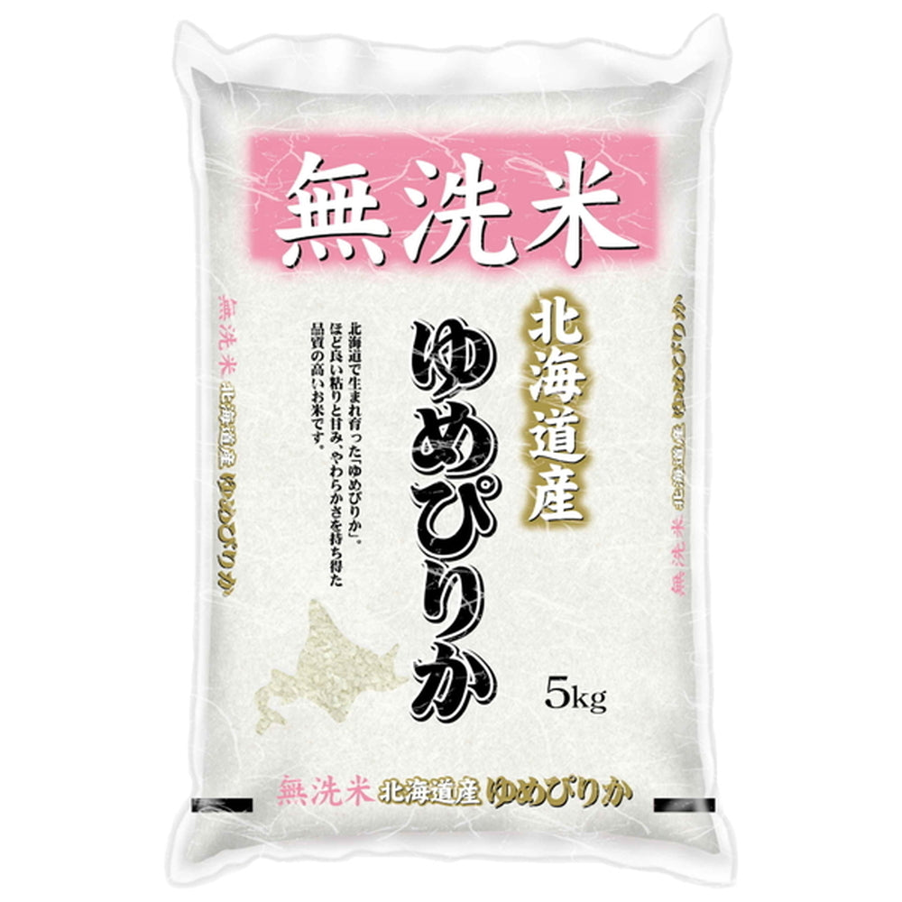 無洗米 北海道産ゆめぴりか 5kg　eギフト