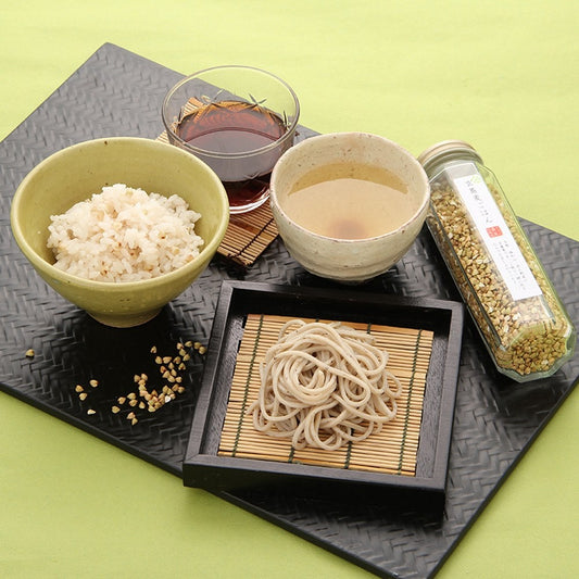 京蕎麦 丹波ノ霧 そば三昧セット (半生蕎麦4人前・霧ノ蕎麦茶・玄そばごはんの素)　eギフト