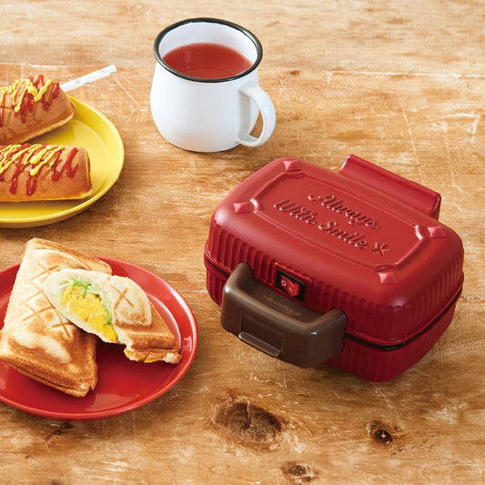 recolte(レコルト) プレスサンドメーカー ミニ レッド　eギフト