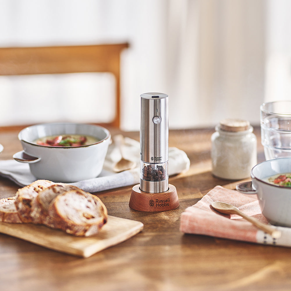 Russell Hobbs（ラッセルホブス）充電式ミル ソルト&ペッパー ミニ ブラック（１本）　eギフト