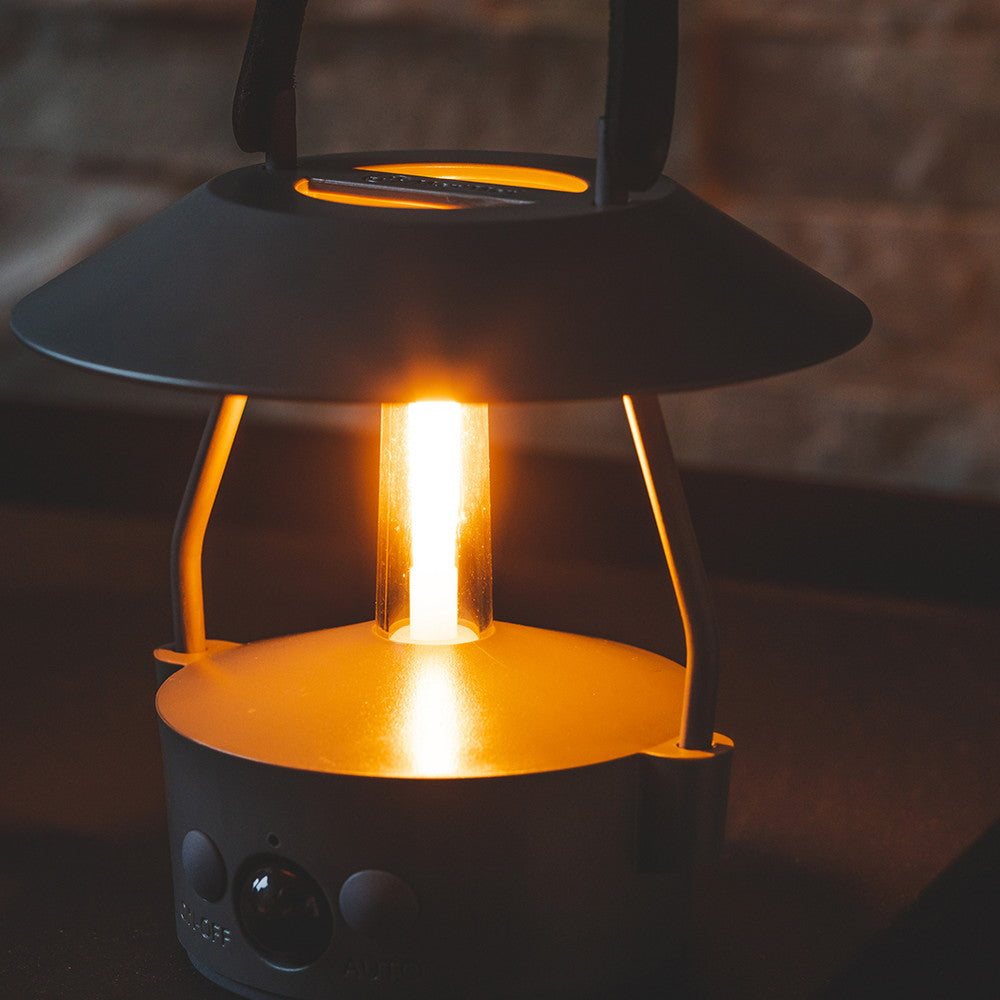 「MoriMori」　LEDランタン MINIMO グレー