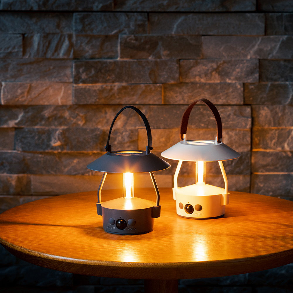 「MoriMori」　LEDランタン MINIMO グレー