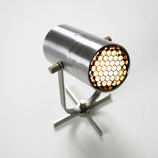 「MoriMori」　LED スポットライトスピーカー　シルバー