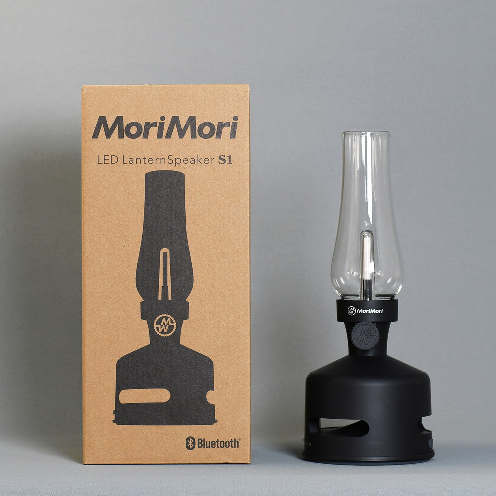 「MoriMori」　S1 PANTERA ブラック（LEDランタンスピーカー）