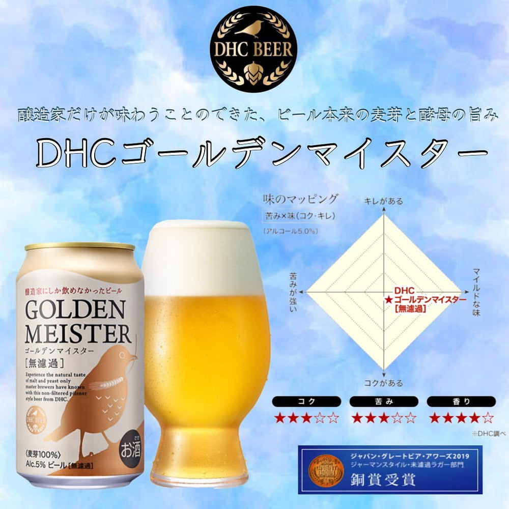 ＤＨＣビール　ラガー×ホワイト　人気セット(２本)