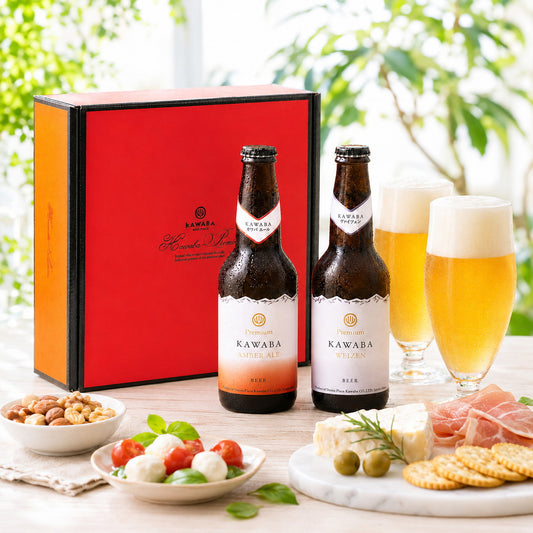 KAWABA(カワバ)川場ビール飲み比べ 2種2本(ヴァイツェン・エール各1本)　eギフト