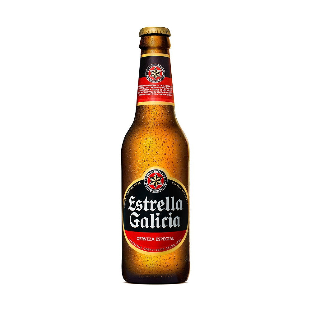 エストレーリャ・ガリシアセルベサ・エスペシアル(スペイン)瓶330ml【24本(1ケース)】　eギフト