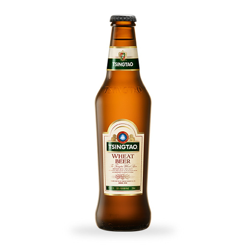 青島ビールウィート(中国)瓶330ml【24本(1ケース)】　eギフト