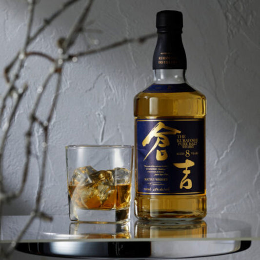 明治43年創業 倉吉蒸留所 ピュアモルトウイスキー 倉吉 長期熟成８年 700ml　eギフト