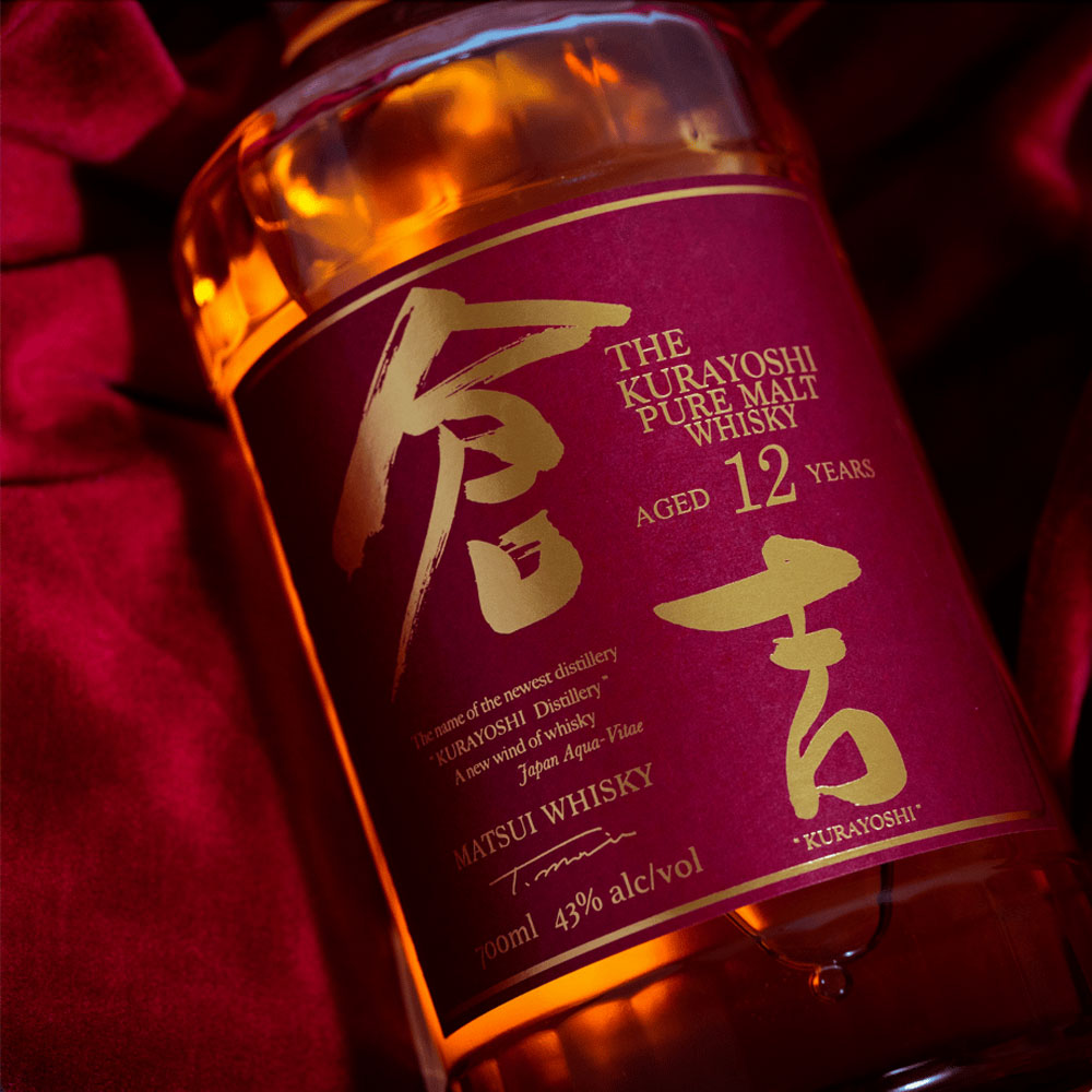 明治43年創業 倉吉蒸留所 ピュアモルトウイスキー 倉吉 長期熟成12年 700ml　eギフト