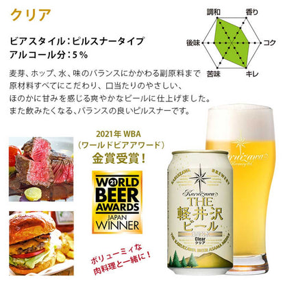 THE軽井沢ビール クリア 350ml缶(24本)　eギフト