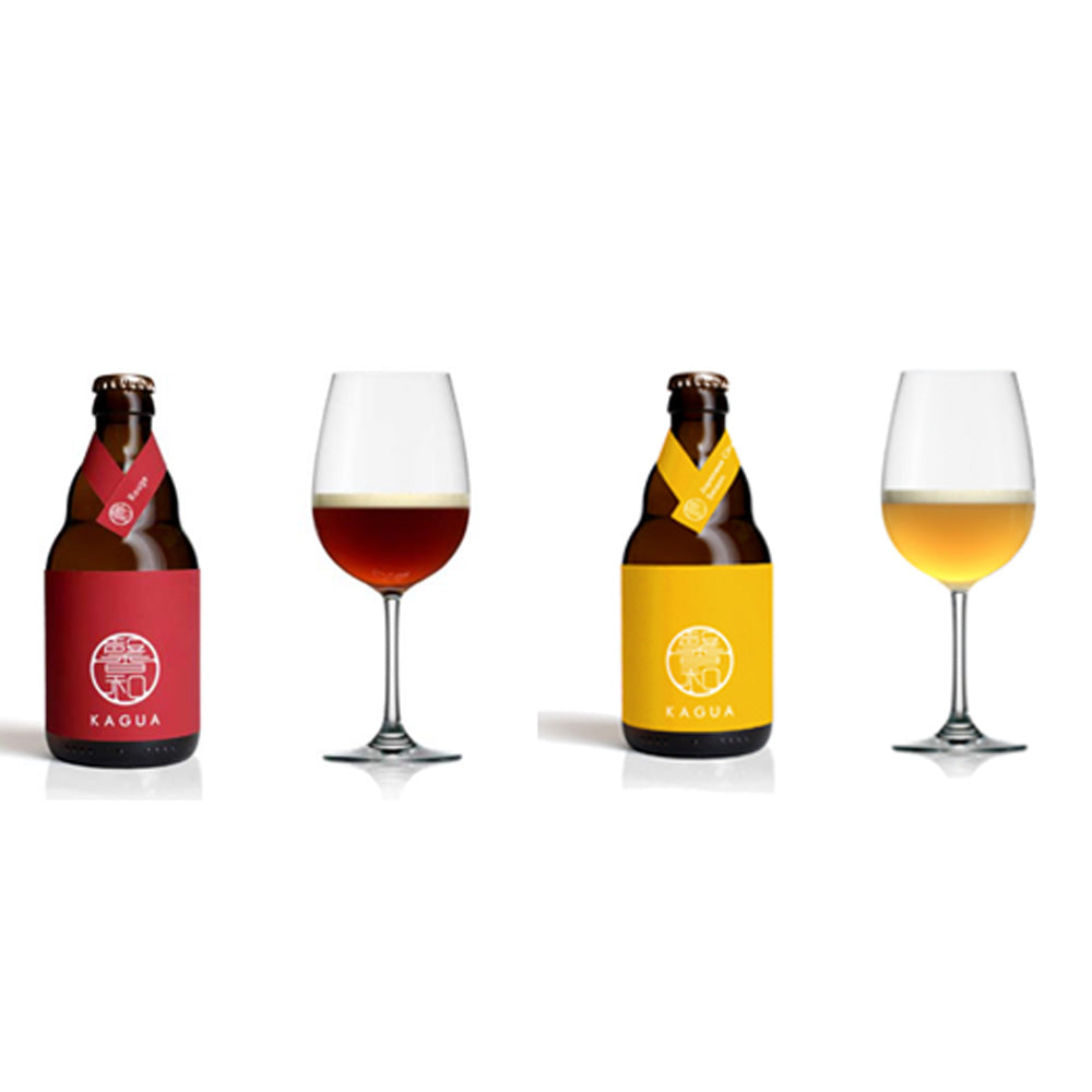 山梨発クラフトビール 馨和KAGUA(カグア)2種飲み比べ 4本(Rouge・Saison)　eギフト