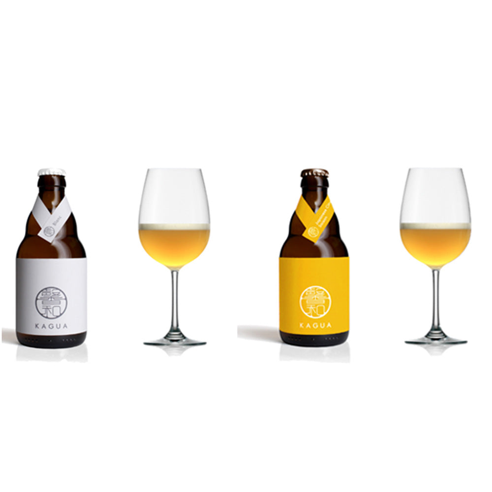山梨発クラフトビール 馨和KAGUA(カグア)2種飲み比べ 4本(Blanc・Saison)　eギフト