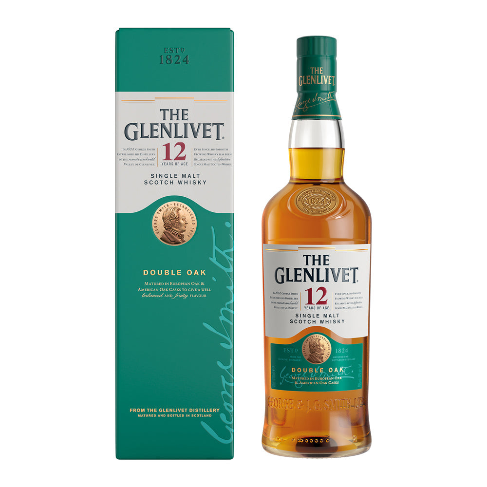 1824年創業スコッチ・ウイスキー ザ・グレンリベット  12年 箱入 700ml 2本　eギフト
