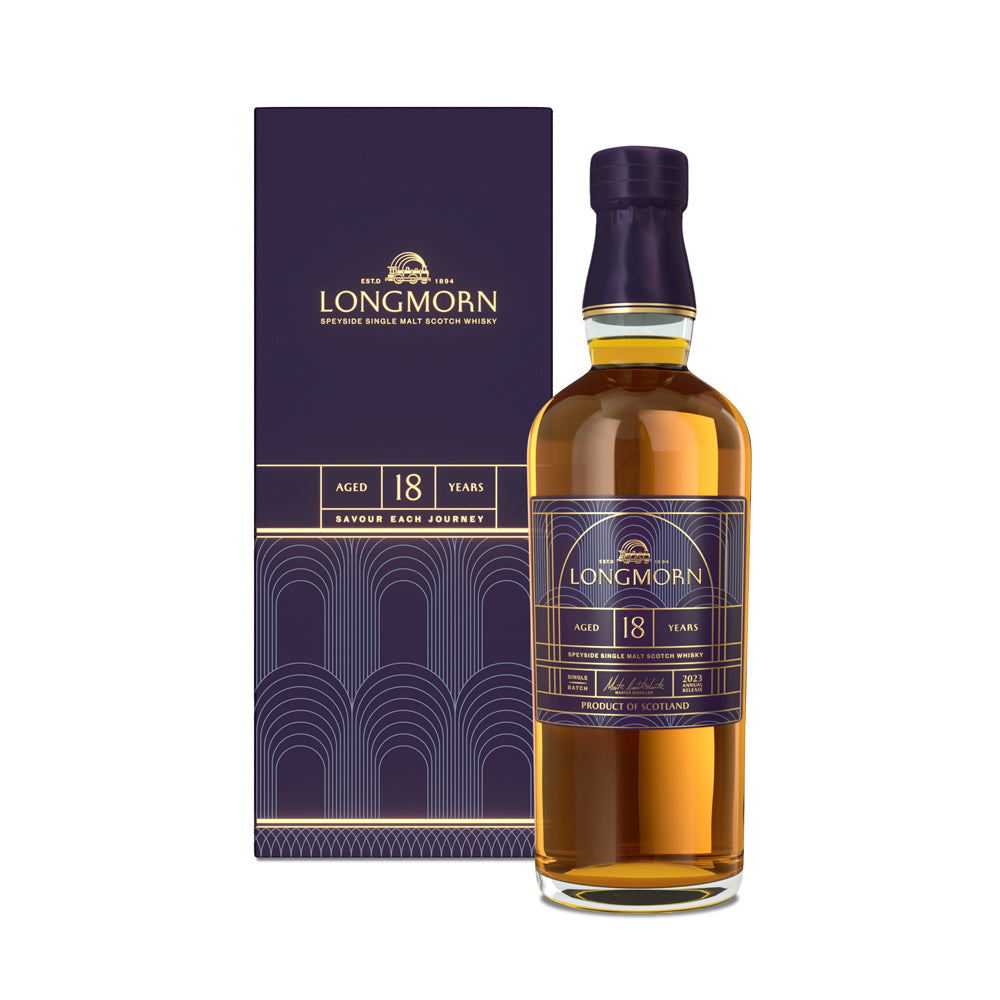 1893年創業シングルモルト・ウイスキー ロングモーン18年 箱入 700ml 2本　eギフト