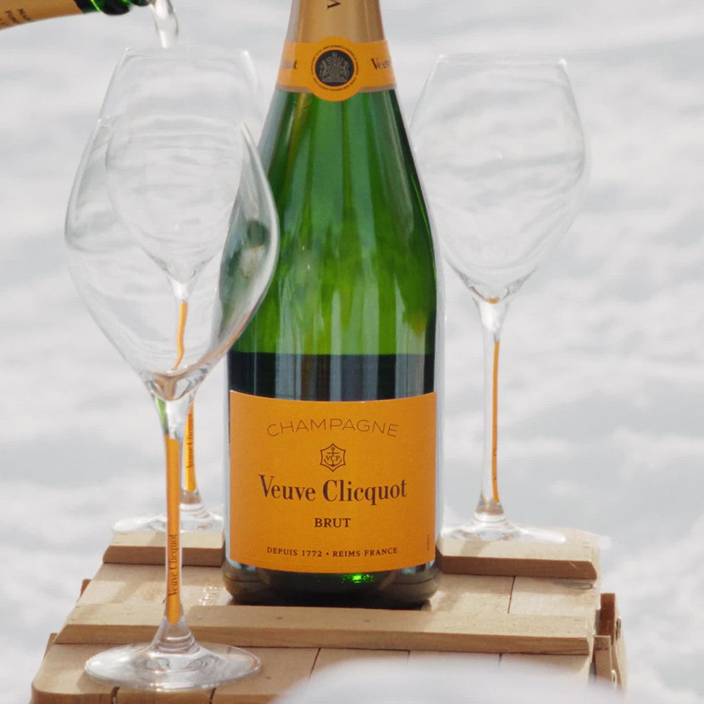 ヴーヴクリコ イエローラベル ブリュット  375ml　2本　eギフト