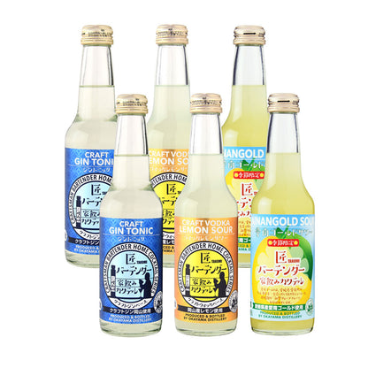 家飲みカクテル (ジントニック・ウォッカレモンサワー・愛南ゴールドサワー) 6本セット ギフトカード