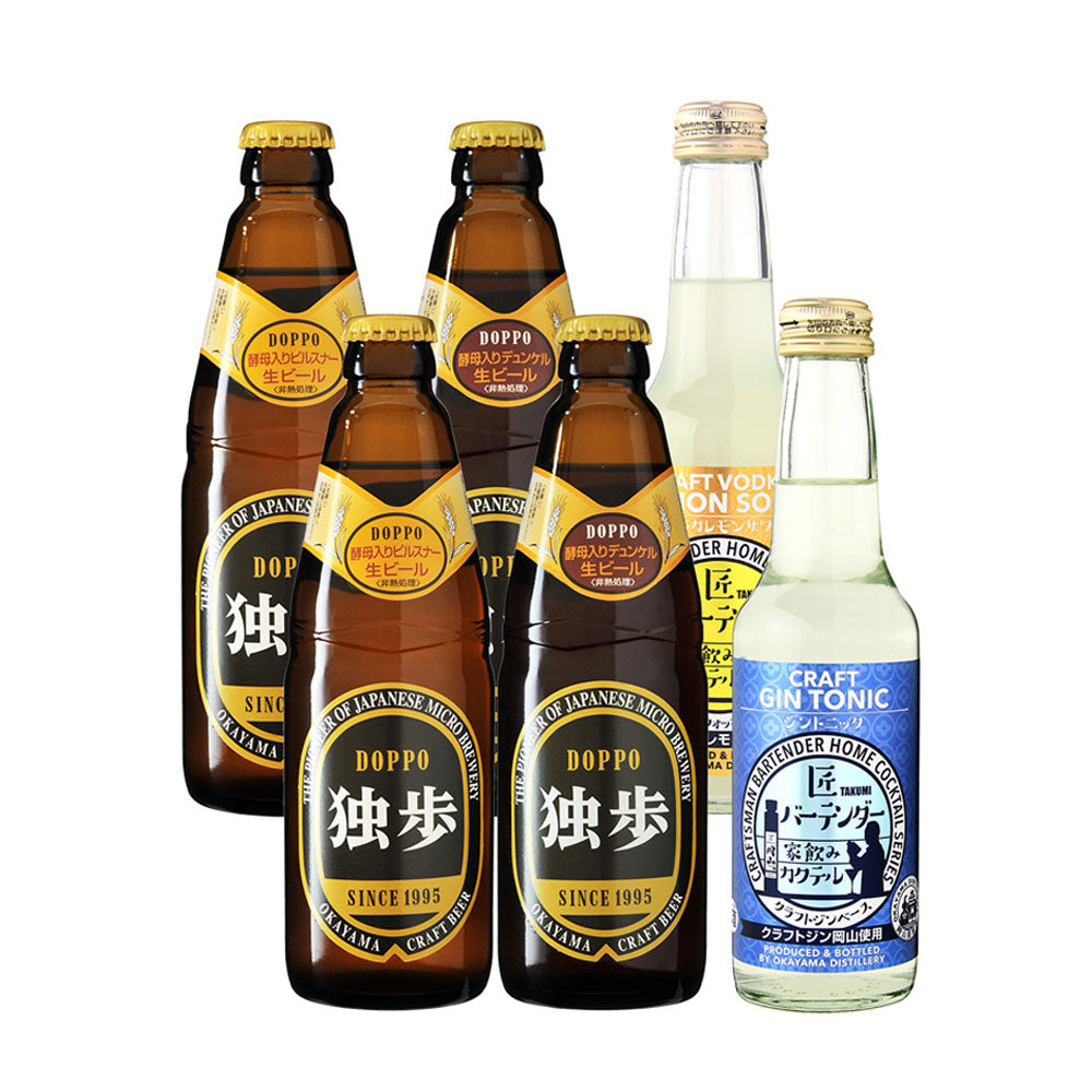 独歩ビール＆クラフトサワーセット 6本　eギフト