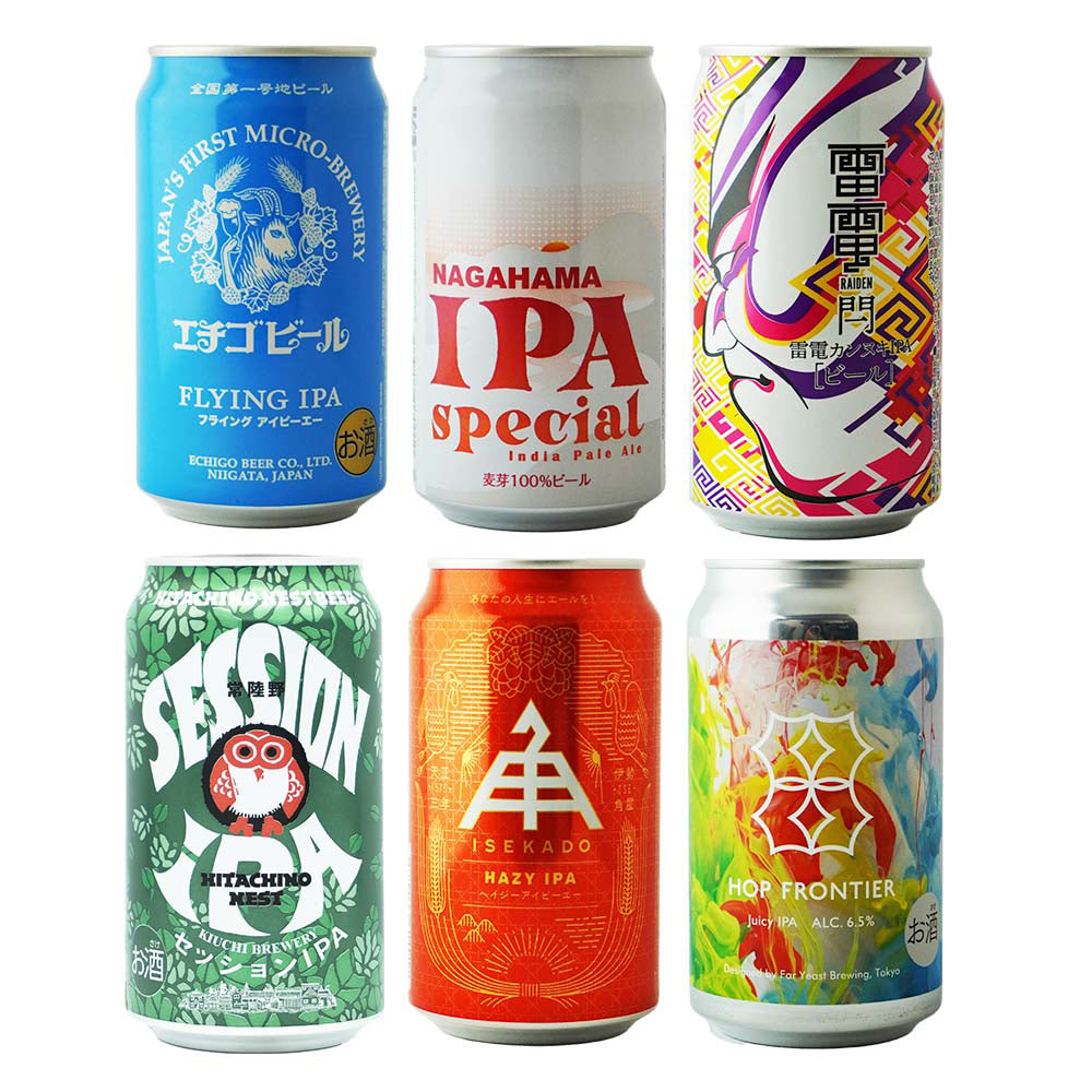 eギフト】国産クラフトビール IPA 6種飲み比べ 6本 – AOYAMA GIFT SALON