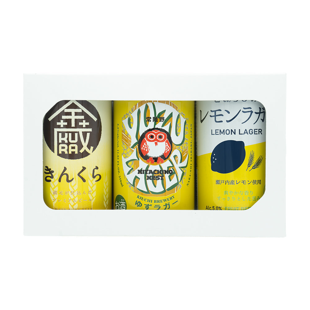 推し色クラフトビール 3種飲み比べ イエロー 3本　eギフト