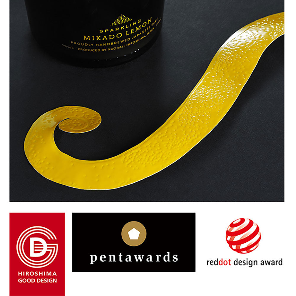 スパークリングレモン酒 ミカドレモン/ MIKADO LEMON Sparkling lemon sake(750ml 化粧箱入り)　eギフト
