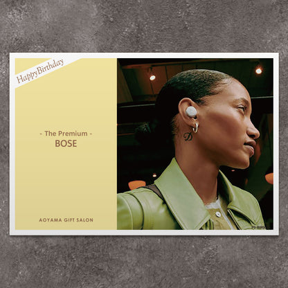 The Premium 選べるBOSE お誕生日版 B　ギフトカード