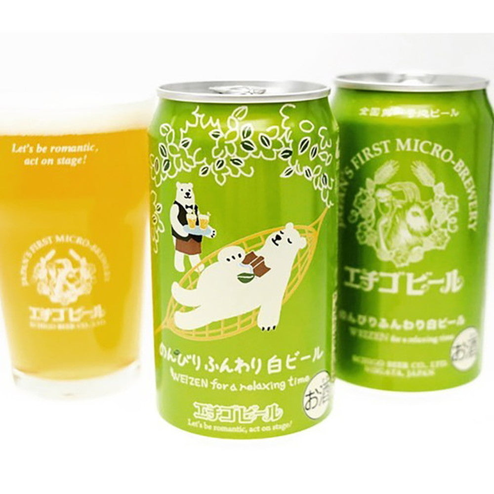 新潟クラフトビール エチゴビール 2種飲み比べ(エレガント&のんびり 各2本)缶350ml　eギフト