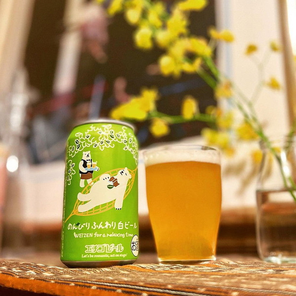 新潟クラフトビール エチゴビール のんびりふんわり白ビール 4本セット(缶350ml)　eギフト